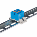 Зажим клеммный проходной 28.8мм размер ячейки 25.7мм на DIN-рейку 1 уровень сечение провода 6мм² 41А 690В термопласт DKC (ДКС)