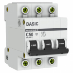 Авт.выкл. 3Р 50А 4,5кА С ВА47-29 EKF (1/4/40)