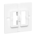 Пластина переходная для 1 или 2х клавишного выключателя, IP44, белая Эпика EKF
