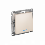 Выключатель 1кл прох с подсв с/у бежевый механизм быстрозажим AtlasDesign Systeme Electric (1/20) Выключатель 1кл прох с подсв с/у бежевый механизм быстрозажим AtlasDesign Systeme Electric (1/20)