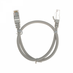 Патч-корд F/UTP REXANT категория 6, RJ45-RJ45, экранированный, 26AWG, LSZH, серый, 0.5 м