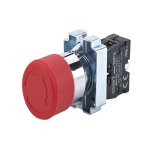 Кнопка управления "Грибок" Φ40мм фиксацией NP2-BS542 без подсветки красная 1НЗ, IP40  CHINT (1)
