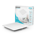 Панель светодиод квадратная SLP 26Вт 4000К  2250Лм 220/26мм белая IP20 Gauss Elementary Downlight (1/40)