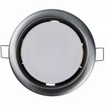 Светильник встраив под лампу GX53 10639.26 106х39мм точечный матов. хром. JazzWay