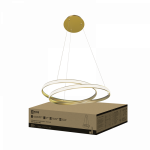 Светильник светодиодный ESTETIKA DALI-HL-90GL 90Вт 230В 3000-6500K 500х500x120мм 1.2м трос ДУ золото IN HOME Светильник светодиодный ESTETIKA DALI-HL-90GL 90Вт 230В 3000-6500K 500х500x120мм 1.2м трос ДУ золото IN HOME