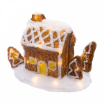 Акриловая светодиодная фигура «Пряничный домик» 26х15,5х20 см, 30 светодиодов, батарейки 3хАА (не входят в комплект) NEON-NIGHT Акриловая светодиодная фигура «Пряничный домик» 26х15,5х20 см, 30 светодиодов, батарейки 3хАА (не входят в комплект) NEON-NIGHT