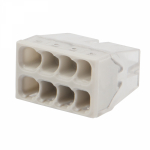 Экспресс-клемма REXANT СМК 2273-208, 8-проводная 0.5-2.5 мм², прозрачная, блистер (6 шт./уп.)