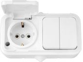 Блок 2кл + 1гн с 3/К о/у белый IP54 Пралеска Беларусь (1/25) Блок 2кл + 1гн с 3/К о/у белый IP54 Пралеска Беларусь (1/25)