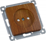 Розетка HEGEL 1-мест. механизм с накладкой без З/К скр. уст-ки16А 220-250В со шторками IP00 дерево Розетка HEGEL 1-мест. механизм с накладкой без З/К скр. уст-ки16А 220-250В со шторками IP00 дерево