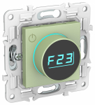 Терморегулятор электронный с подсв с/у мятный механизм SK-T01M SKANDY IEK (1/10/100)