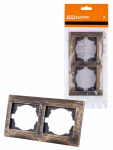 Рамка 2гн старинная бронза Лама TDM Рамка 2гн старинная бронза Лама TDM