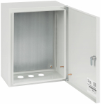 Щит с монтажной панелью ЩМП-04 400х300х175 настен с зам. металл сер IP31 SIMPLE ЭРА (1)