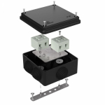 Коробка огнестойкая для о/п 40-0300-FR10.0-4 Е15-Е120 RAL9005 100х100х50 (14 шт/кор) Промрукав