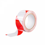 Лента светоотражающая самоклеящаяся, 50 мм x 10 м, красно-белая REXANT