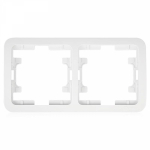 Рамка 2гн белый Mimoza Makel (1/25/250)