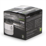 Фонарь кемпинговый Gauss модель GFL005 11W 410lm Li-ion 1200mAh Solar LED 1/10/60