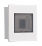 Корпус встраиваемый прозр. дв. 1 ряд 4 мод. IP41 ЩРВ-М