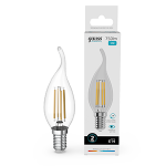 Лампа светодиод 12Вт Свеча на ветру Е14 4100К 750Лм филамент прозр Gauss Filament Elementary (1/10/100) Лампа светодиод 12Вт Свеча на ветру Е14 4100К 750Лм филамент прозр Gauss Filament Elementary (1/10/100)