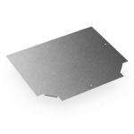 Крышка на тройник для кабельного лотка 725.2мм сталь оцинкованная оцинковка горячим способом по методу сендзимира ПРОМРУКАВ Без серии