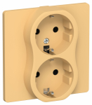 FLITE Роз. 2-я с з/к без з/ш б/к 16А РС12-1-К-ФлЗ зол. IEK