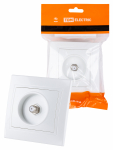 Розетка 1гн ТВ с/у белый в сборе Таймыр TDM Розетка 1гн ТВ с/у белый в сборе Таймыр TDM