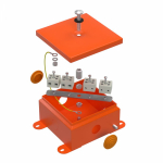 Коробка металлическая огнестойкая 70-0360-FR6.0-8 Е15-Е120 110х110х65 Промрукав