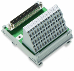 Модуль интерфейса на DIN-рейку разъём D-Sub 2А 125В Wago Модуль интерфейса на DIN-рейку разъём D-Sub 2А 125В Wago
