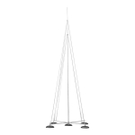 Мачта молниеприемная L=12м, D=40мм AL/NI EKF