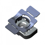 Гайка канальная М10 с пластиковым держателем, толщ. 8,0 мм, термодиффузия