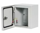 Щит с монтажной панелью ЩМП 500х325х180 козырек металл IP55 КРЗМИ (1/1) Щит с монтажной панелью ЩМП 500х325х180 козырек металл IP55 КРЗМИ (1/1)