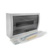 Бокс ЩРН-П-18мод настен пласт бел (дв.прозр) IP40 VIKO (1/10)
