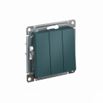 Выключатель 3кл с/у изумруд механизм AtlasDesign Systeme Electric (1/10) Выключатель 3кл с/у изумруд механизм AtlasDesign Systeme Electric (1/10)