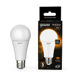 Лампа светодиод 16Вт груша А60 E27 3000К 1440Лм матовая Gauss Black (1/10/50) Лампа светодиод 16Вт груша А60 E27 3000К 1440Лм матовая Gauss Black (1/10/50)