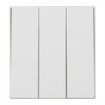 Выключатель 3кл с/у жемчуг механизм с рамкой MIELE STRONG KRANZ (1/100)