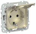 FLITE Роз. с з/к/ш кр. 16А IP44 РСшкр11-0-44-ФлШ шам. IEK FLITE Роз. с з/к/ш кр. 16А IP44 РСшкр11-0-44-ФлШ шам. IEK