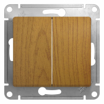 Выключатель 2кл с/у дуб механизм Glossa Systeme Electric (1/20/160) Выключатель 2кл с/у дуб механизм Glossa Systeme Electric (1/20/160)