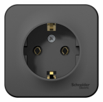 Розетка 1гн с З/К о/у антрацит 16А IP20 Blanca Systeme Electric Розетка 1гн с З/К о/у антрацит 16А IP20 Blanca Systeme Electric