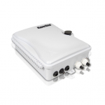 Бокс оптический настенный, 16 портов (SC, duplex LC), без пигтейлов и проходных адаптеров, IP65, 295х240х85мм серый Hyperline FO-WBI-16A-GY