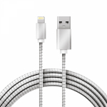 Кабель USB-Lightning 1 м 2 A матовая сталь REXANT Кабель USB-Lightning 1 м 2 A матовая сталь REXANT