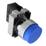 Кнопка управления NP2-BL65 без подсветки, синяя, 1НО+1НЗ, IP40  CHINT (1)