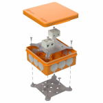 Коробка огнестойкая для о/п двухкомпонентная 60-0303-FR10.0-4 Е15-Е120 100х100х40 Промрукав