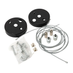 Набор для подвесного крепления светодиодных линейных светильников ДБО-60/120/150 EKF Набор для подвесного крепления светодиодных линейных светильников ДБО-60/120/150 EKF