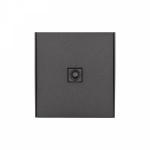 Розетка TV с/у графит механизм с рамкой MIELE STRONG KRANZ (1/100)