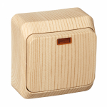 Выключатель 1кл с подсв о/у сосна IP20 Этюд Systeme Electric (1/25/200) Выключатель 1кл с подсв о/у сосна IP20 Этюд Systeme Electric (1/25/200)