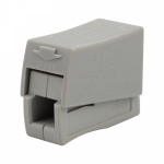 Строительно-монтажная клемма СМК 224 для светильника на 2 проводника 1.0-2.5/0.5-2.5 мм², белая (5 шт./уп.) REXANT