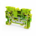 Клемма заземляющая 1уровней 54.8мм на DIN-рейку/G-рейку 4мм² ширина ячейки6 КЭАЗ (Курский электроаппаратный завод) Без серии