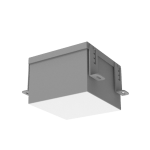 Светодиодный светильник VARTON DL-Grill для потолка Грильято 150х150 мм встраиваемый 15 Вт 3000 К 136х136х80 мм IP54 RAL7045 серый муар