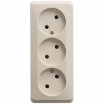 Розетка 3гн без З/К о/у крем 16А IP20 Этюд Systeme Electric (11) Розетка 3гн без З/К о/у крем 16А IP20 Этюд Systeme Electric (11)