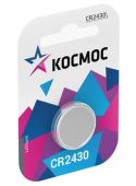 Элемент питания CR 2430 КОСМОС (1/12/576) Элемент питания CR 2430 КОСМОС (1/12/576)