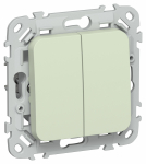 FLITE Выключ. 2-кл. прох. 10А ВС62-1-0-ФлП пан. IEK